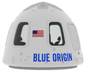 New Shepard kapsülü. [Blue Origin]