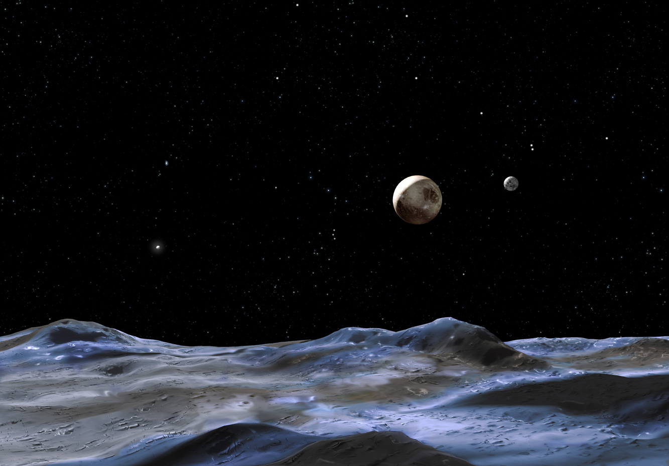 Pluton drawing NASA