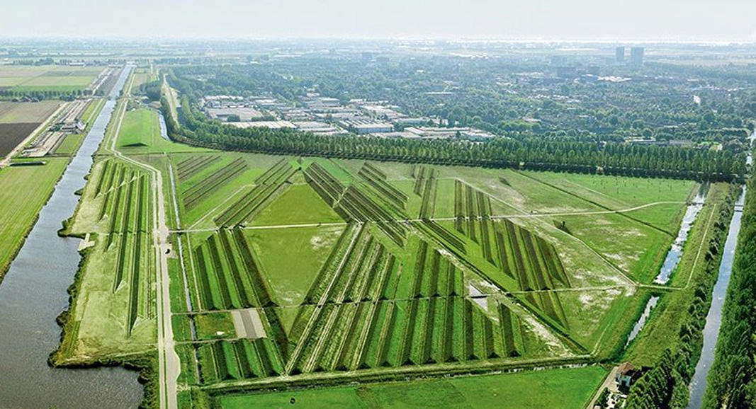 Schiphol Havaalanı’nın gürültüsünü kesen bahçe