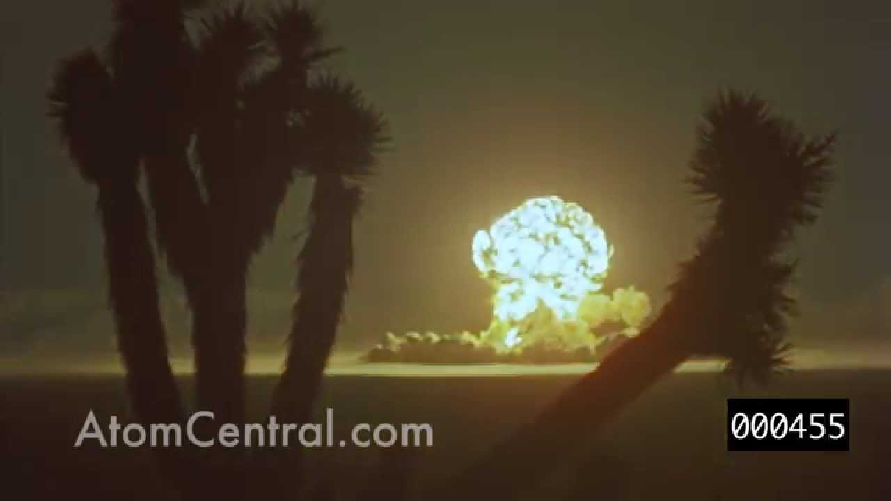 Dört nükleer patlamanın HD videosu
