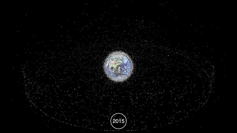 Uzay çöplüğünün 60 yılını anlatan video
