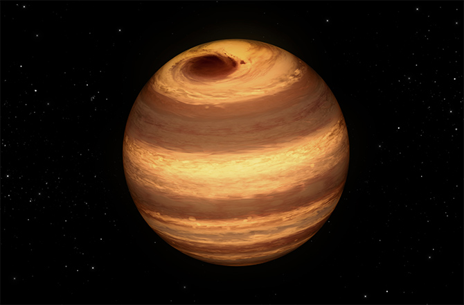 Jüpiter benzeri fırtınaya sahip yıldız keşfedildi
