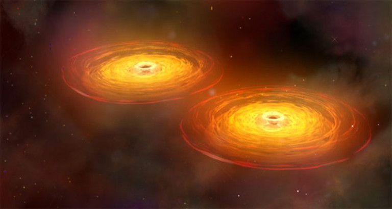 colliding blackholes