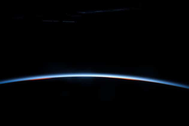 MondayMotivation A subtle sunrise but was enough to get us started. GoodMorning from @space station YearInSpace