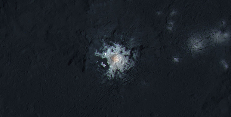 Ceres’teki parlak noktaların en detaylı görüntüsü