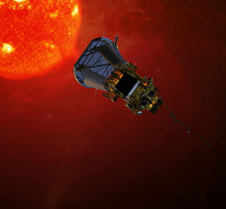 Solar Probe Plus spacecraft on approach to the sun