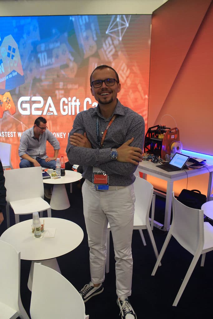 G2A ortak kurucusu ve CEO Bartosz Skwarczek. [Müfit Y. Gökmen/DijitalX]