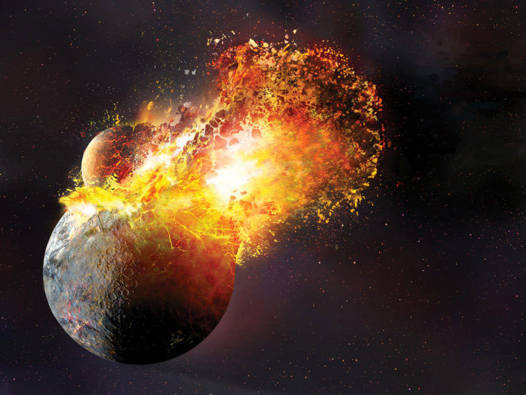 Ay’ın doğumu Dünya’nın büyük kısmını yok etmiş olabilir