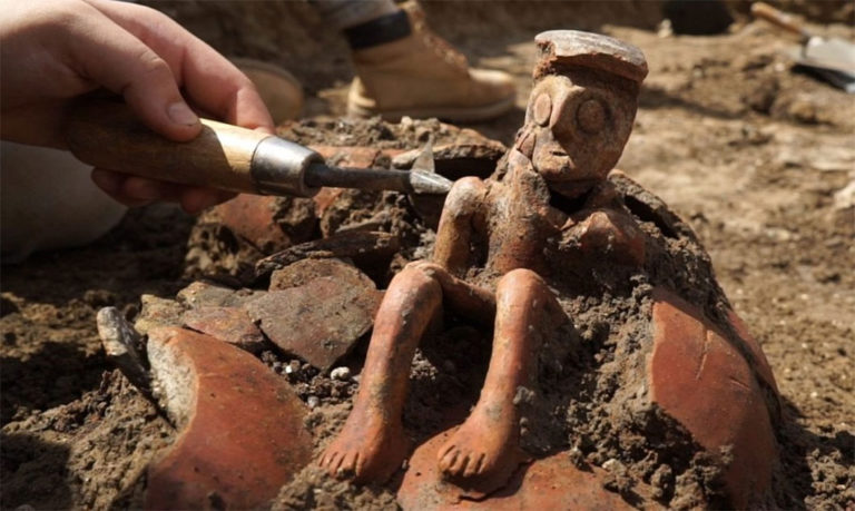 4,000 yıllık ‘düşünen adam’ heykeli bulundu