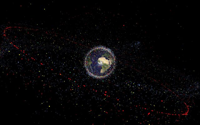 Distribution of debris