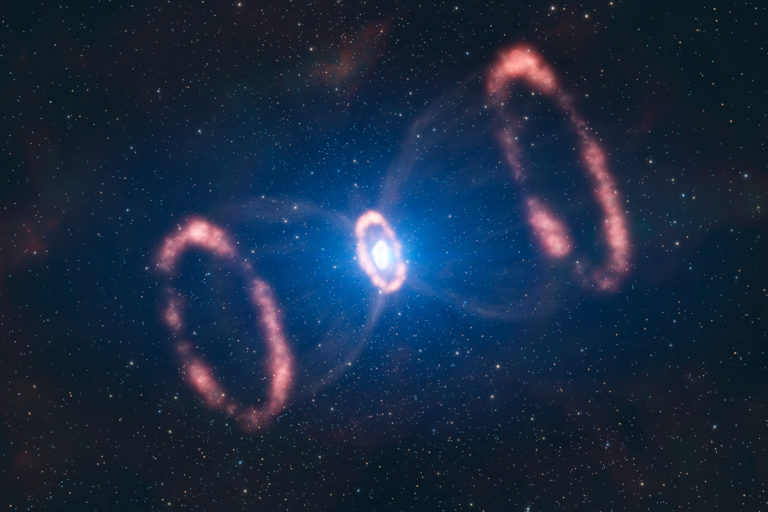 The material around SN 1987A