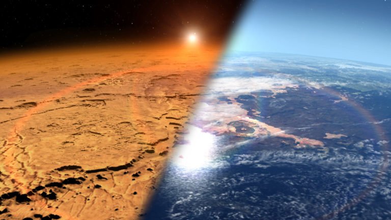 NASA: Güneş fırtınaları Mars atmosferini uzaya süpürdü