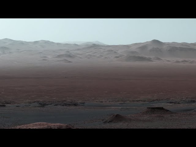 Curiosity’nin yolculuğunu anlatan mükemmel panorama