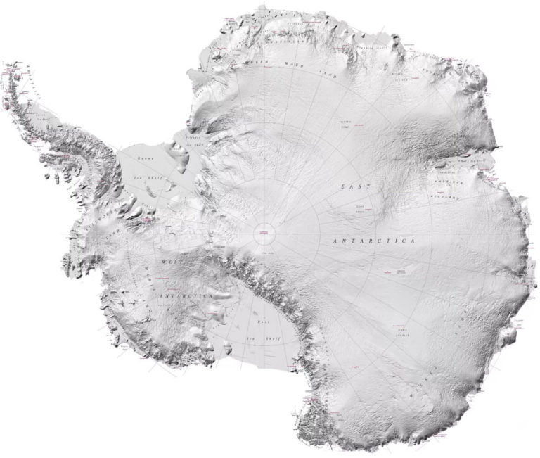 antarktika buzul harita REMA4