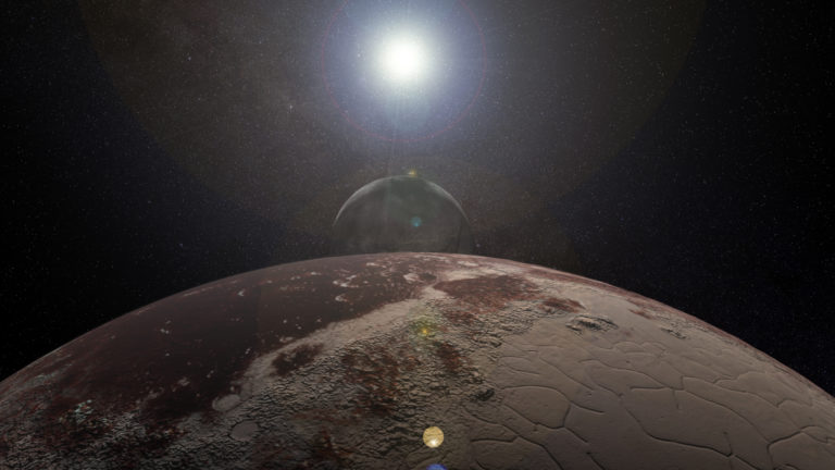 Pluto Charon uydu KevinGill DijitalX