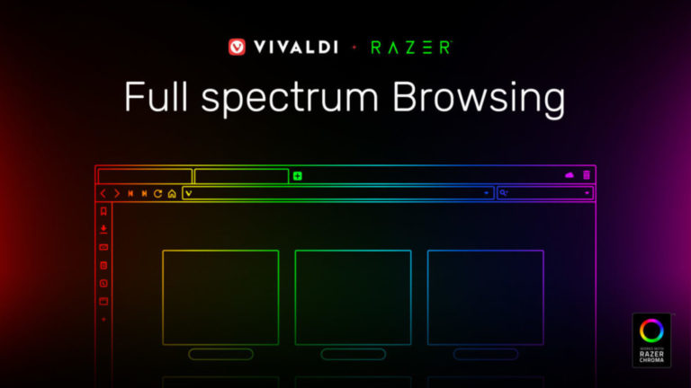 Vivaldi ile Razer Chroma Entegrasyonu ile Donanımlara Özel Renk Verecek