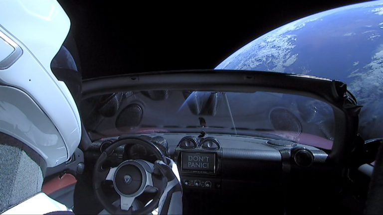 roadster starman spaceX dijitalX