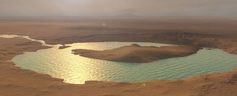 Mars’ın Gale Krateri bir zamanlar dev bir göle sahipti