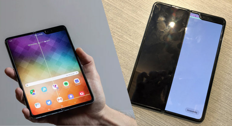 galaxy fold screen issues failure