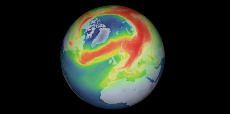 ozon delik arktik kuzey kutup dijitalx esa