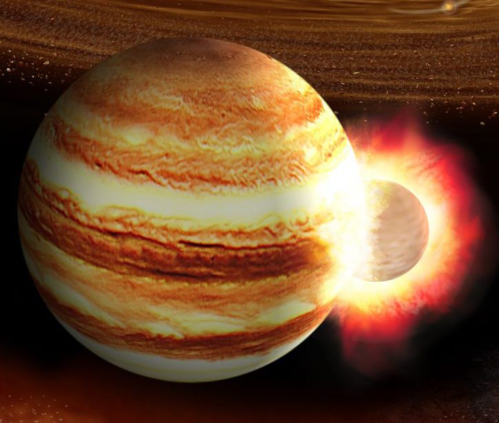 Jüpiter’e Antik Zamanlarda Dev Bir Gezegen Çarpmış Olabilir