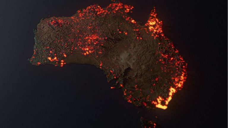 australia fires nasa