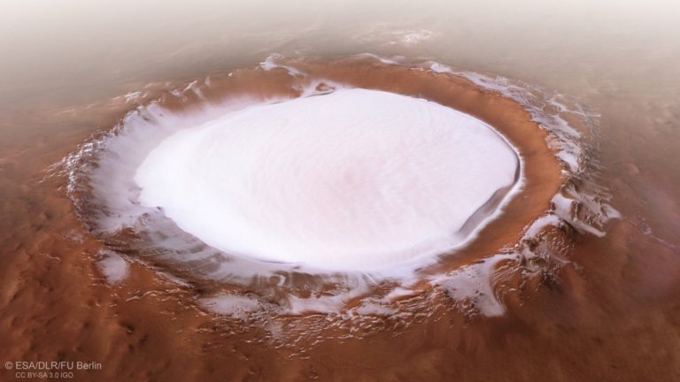 korolev krater mars ESA