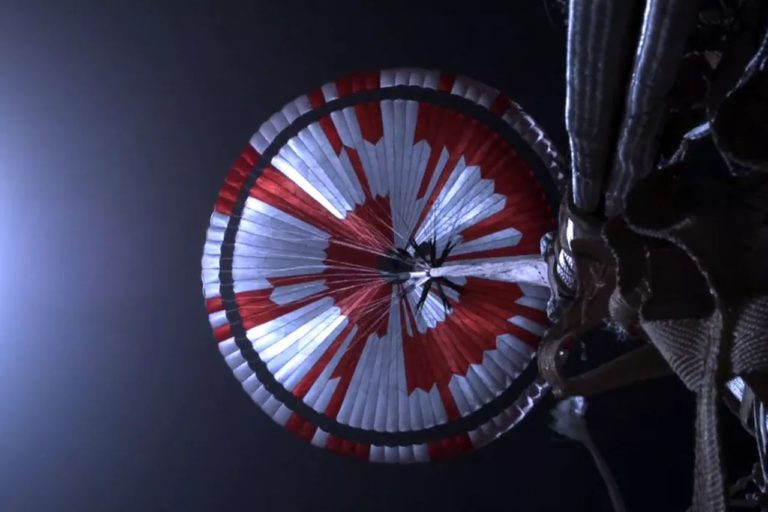 nasa jpl perseverance parachute