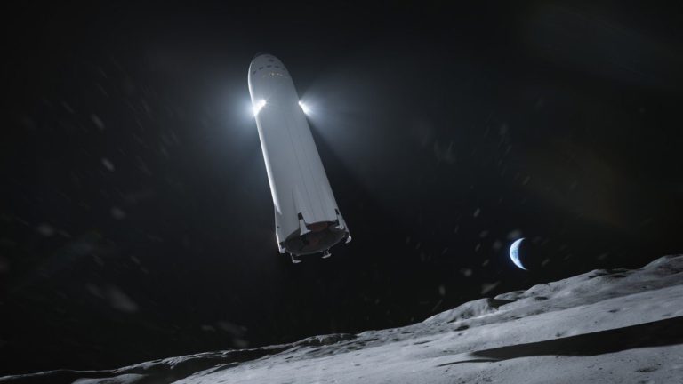 SpaceX Starship Moon