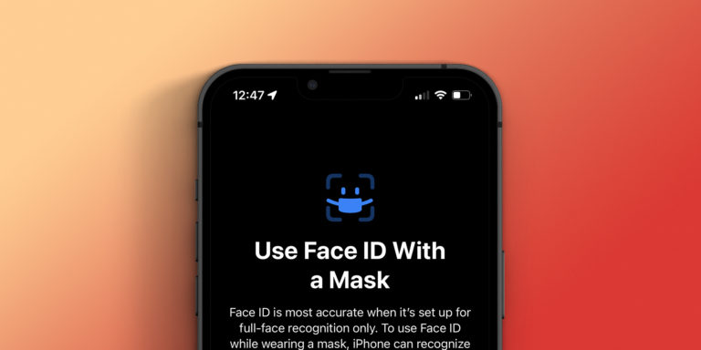 how to use face id with mask walkthrough ios 15 4