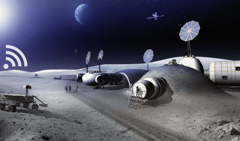 Bir uzay şirketi Ay’da yüksek hızda internet ağı devri başlatmayı planlıyor!