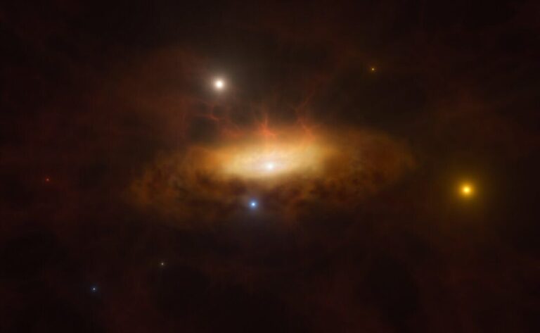 Astronomers see a massive black hole awaken in real time